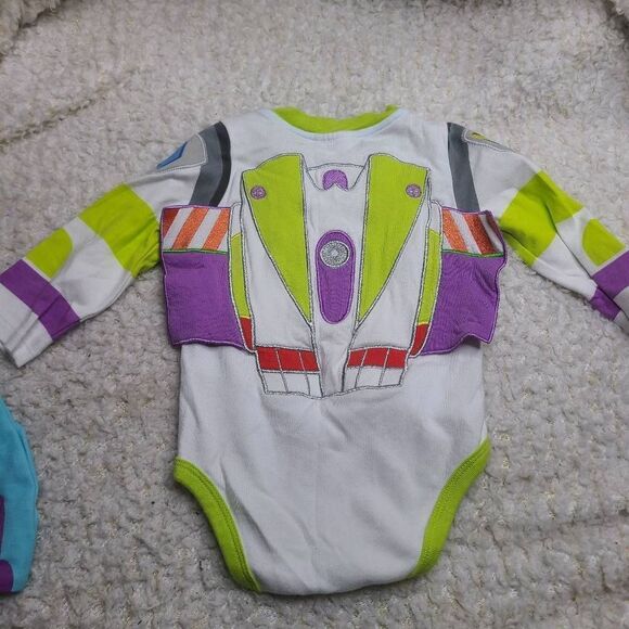 Disney Baby for Disney Store Buzz Lightyear Bodysuit and Hat Costume Halloween T - Picture 3 of 6